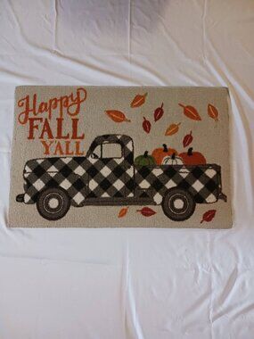 Kohl's Celebrate Fall Together "Happy Fall Y'all" Truck With Pumpkins Mat